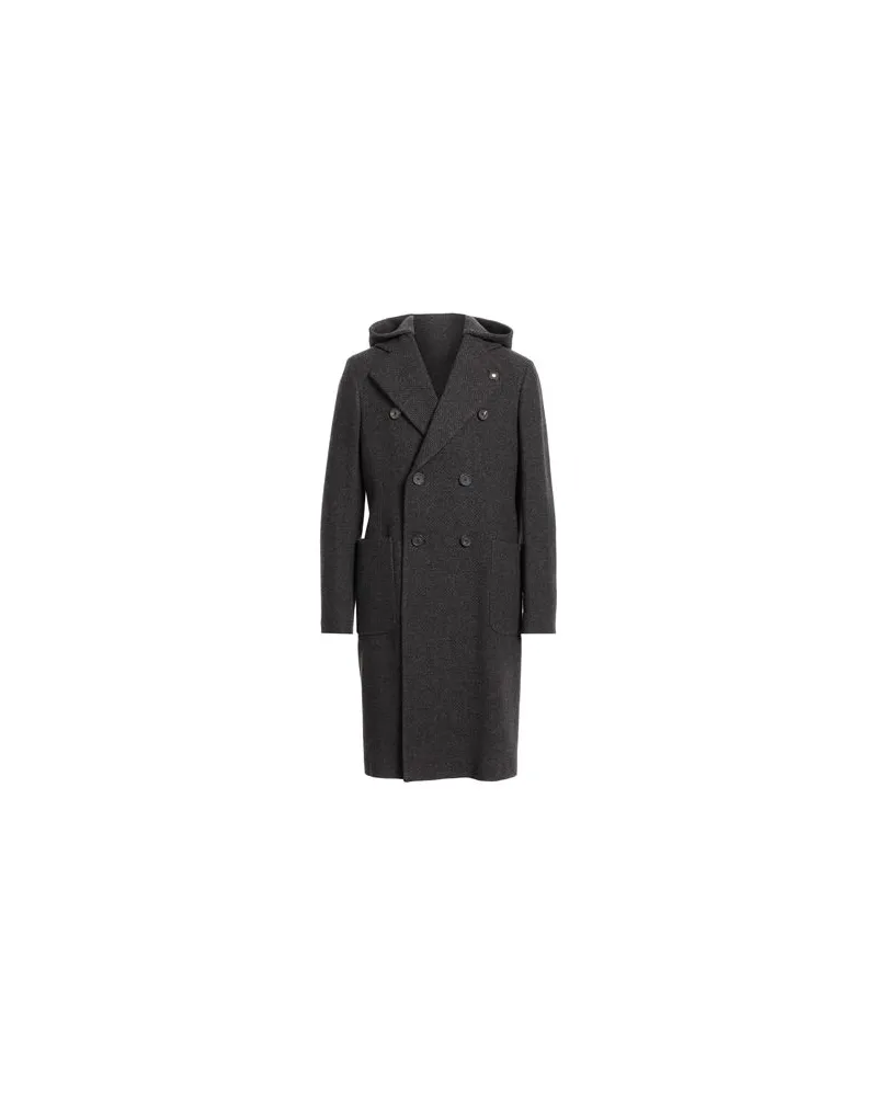 LARDINI JACKEN & MÄNTEL - Mäntelauf YOOX.COM Dunkelbraun