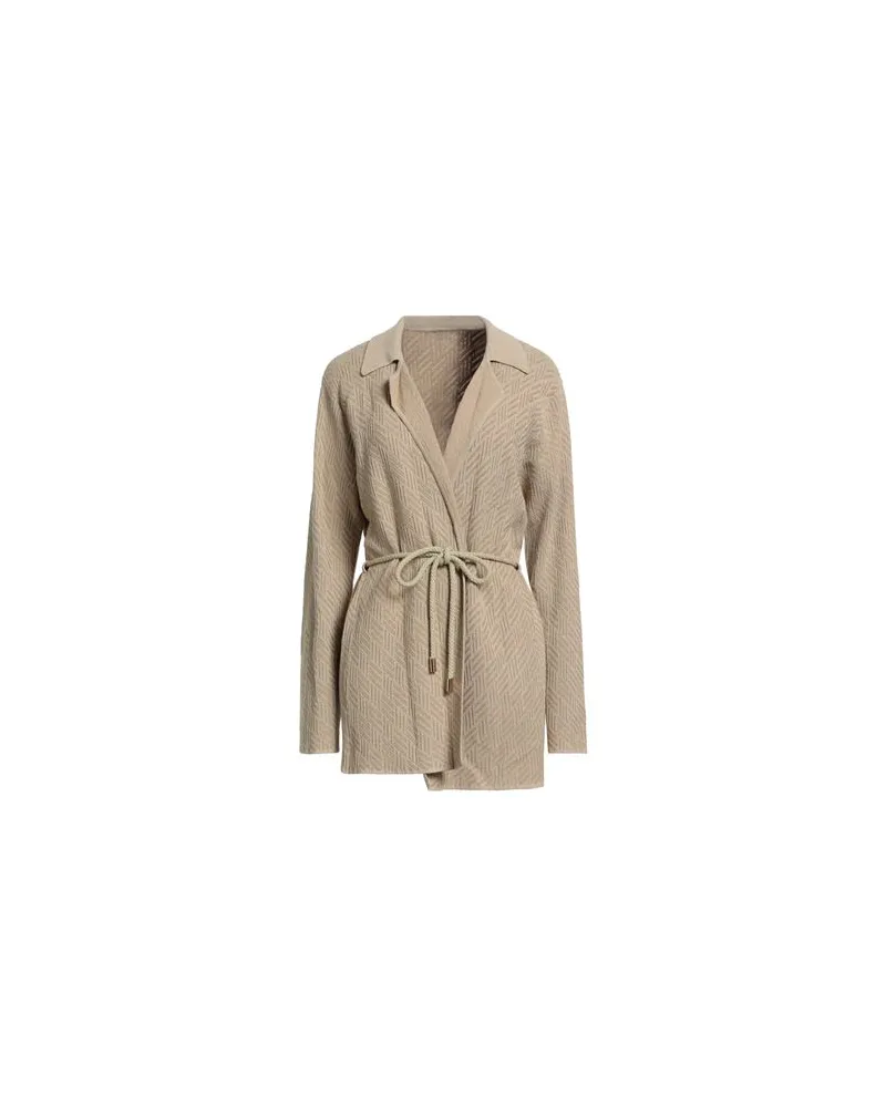 Actitude by Twinset STRICKWAREN - Strickjackenauf YOOX.COM Sand