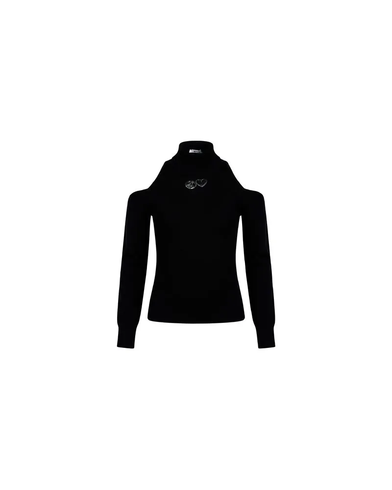 Moschino STRICKWAREN - Rollkragenpulloverauf YOOX.COM Schwarz