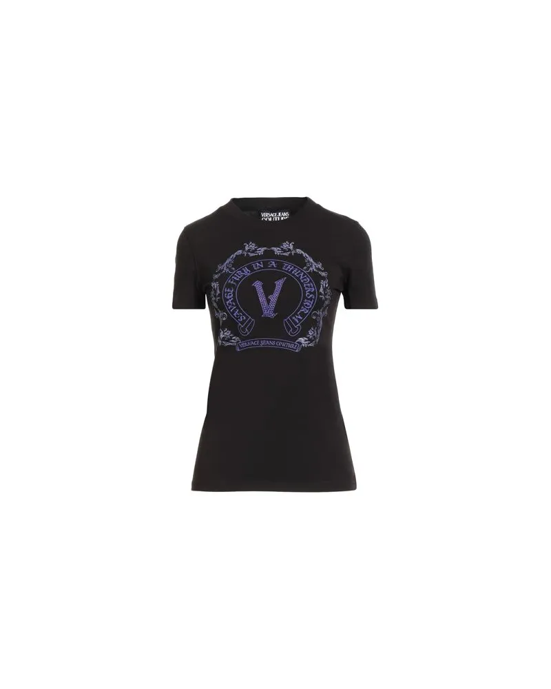 Versace Jeans TOPS - T-shirtsauf YOOX.COM Schwarz