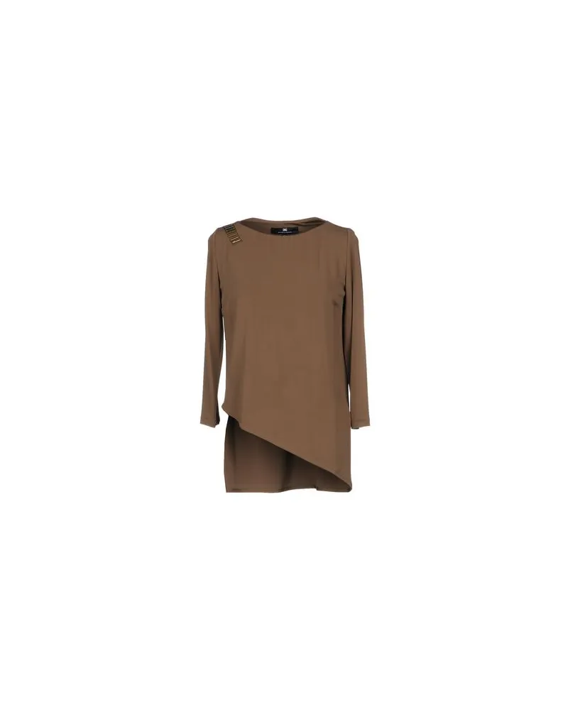 Elisabetta Franchi TOPS - T-shirtsauf YOOX.COM Militärgrün