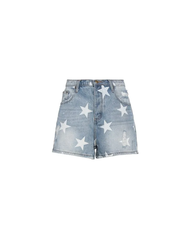 KENGSTAR HOSEN & RÖCKE - Jeansshortsauf YOOX.COM Blau