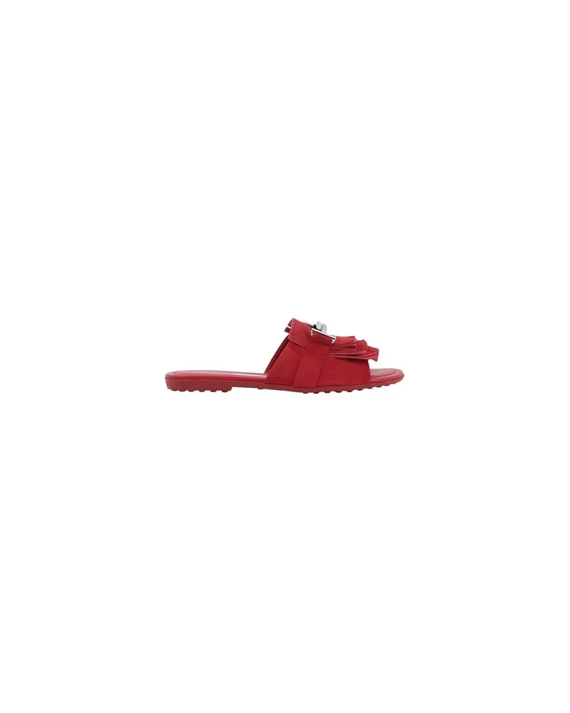 TOD'S SCHUHE - Sandalenauf YOOX.COM Rot