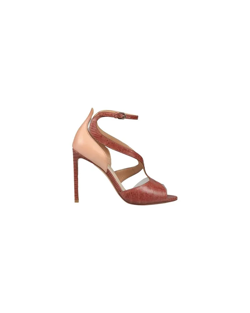Francesco Russo SCHUHE - Sandalenauf YOOX.COM Braun