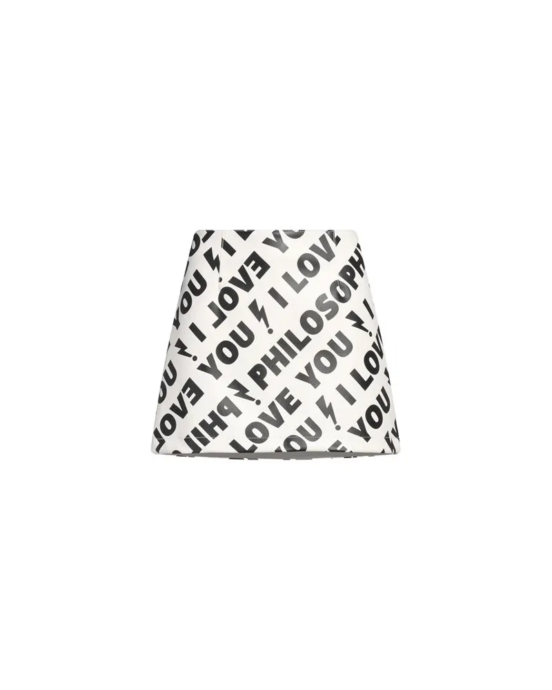 Philosophy Di Lorenzo Serafini HOSEN & RÖCKE - Miniröckeauf YOOX.COM Cremeweiß