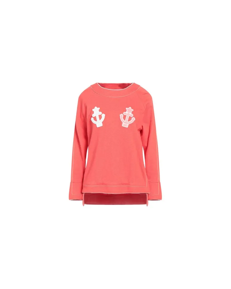 Elisabetta Franchi TOPS - Sweatshirtsauf YOOX.COM Koralle