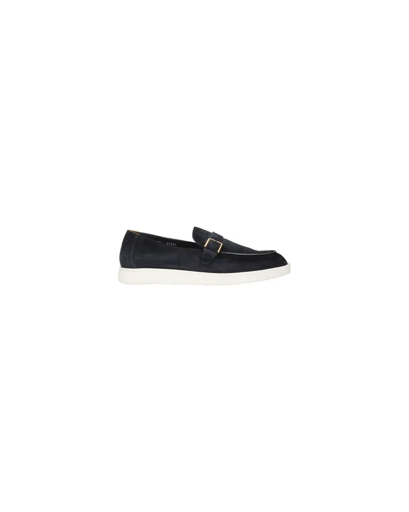 Santoni SCHUHE - Mokassinsauf YOOX.COM Nachtblau