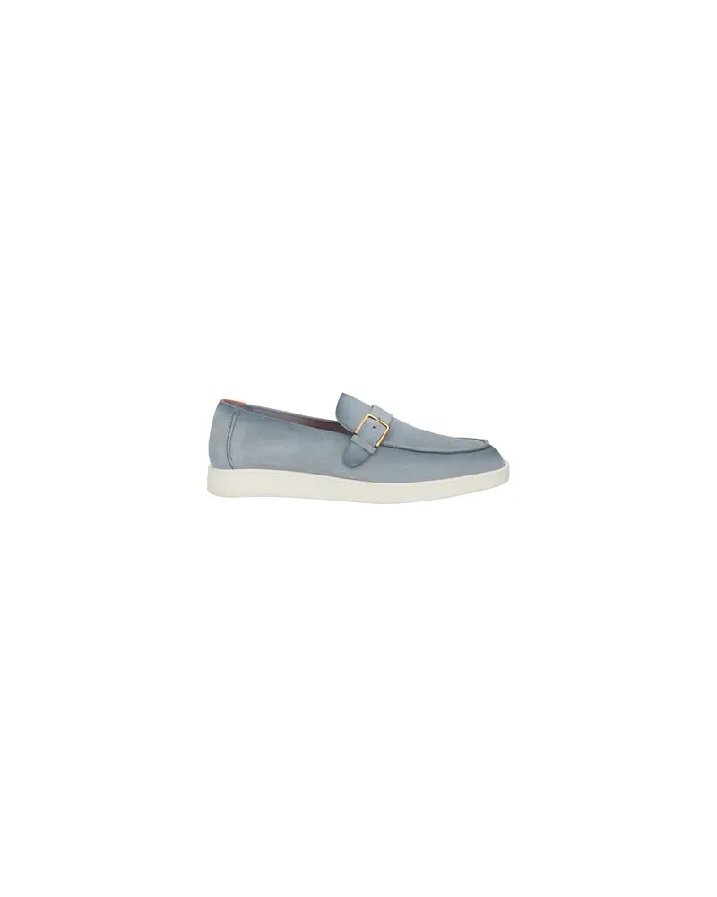 Santoni SCHUHE - Mokassinsauf YOOX.COM Taubenblau