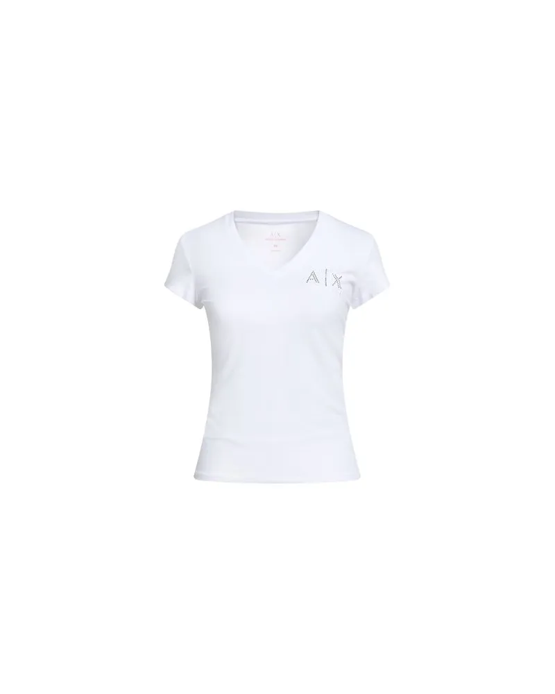 Armani Exchange TOPS - T-shirtsauf YOOX.COM Weiß