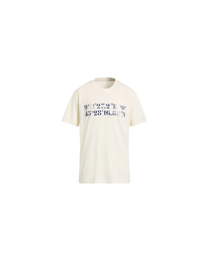 Emporio Armani TOPS - T-shirtsauf YOOX.COM Cremeweiß