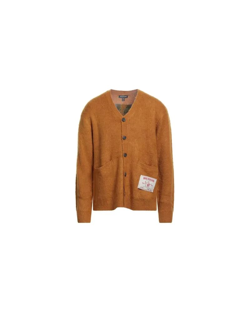 True Religion STRICKWAREN - Strickjackenauf YOOX.COM Kamel