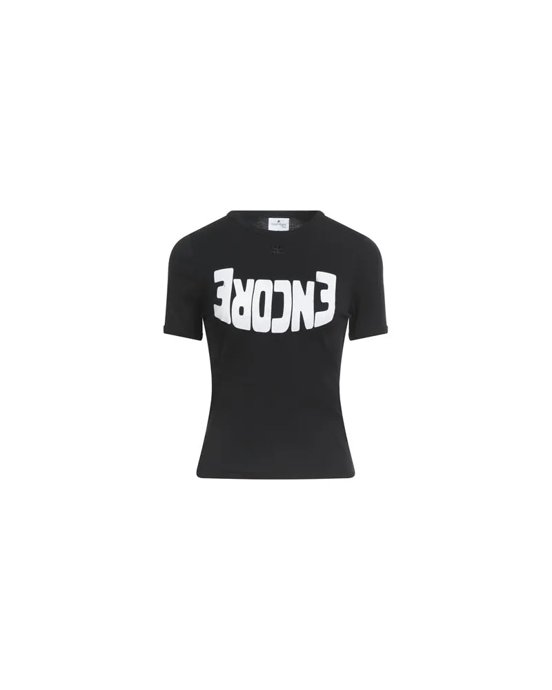 Courrèges TOPS - T-shirtsauf YOOX.COM Schwarz
