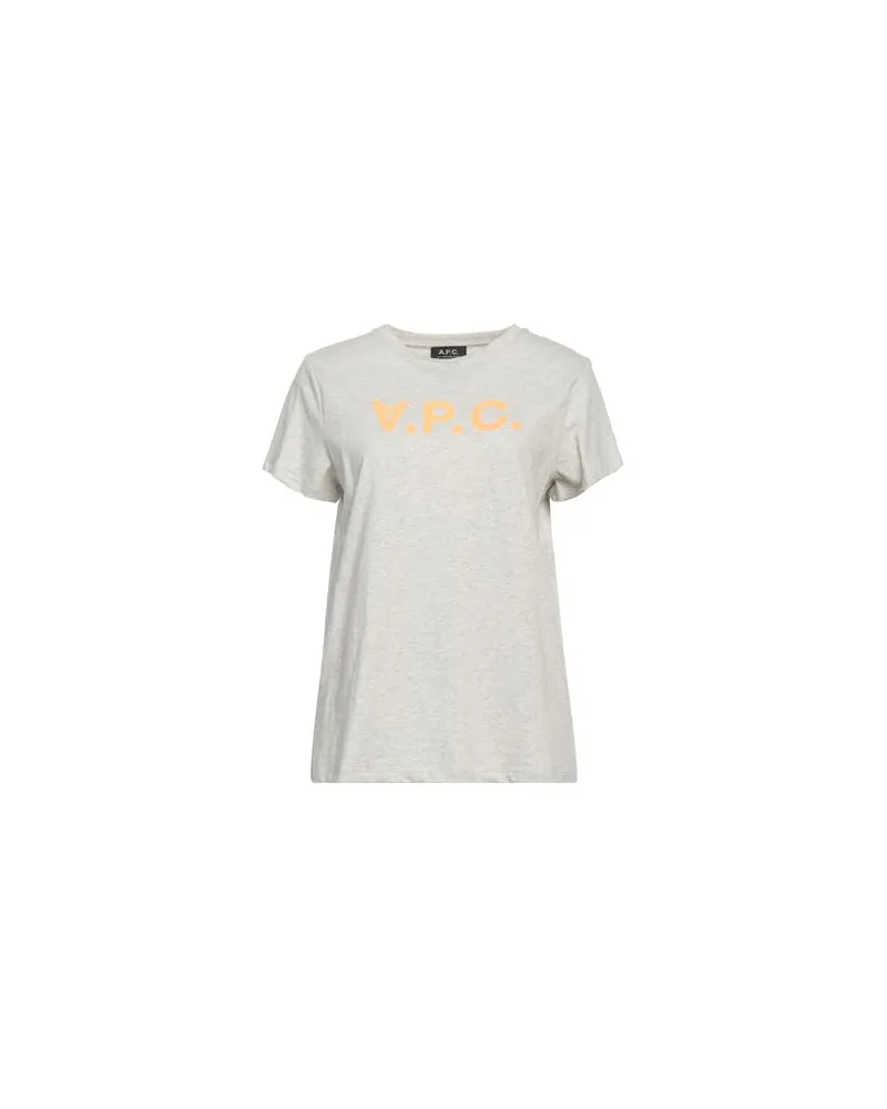 A.P.C. TOPS - T-shirtsauf YOOX.COM Hellgrau
