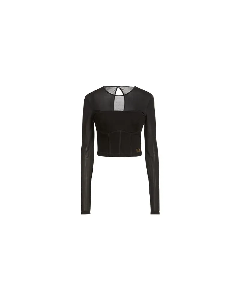 Versace Jeans TOPS - Topsauf YOOX.COM Schwarz