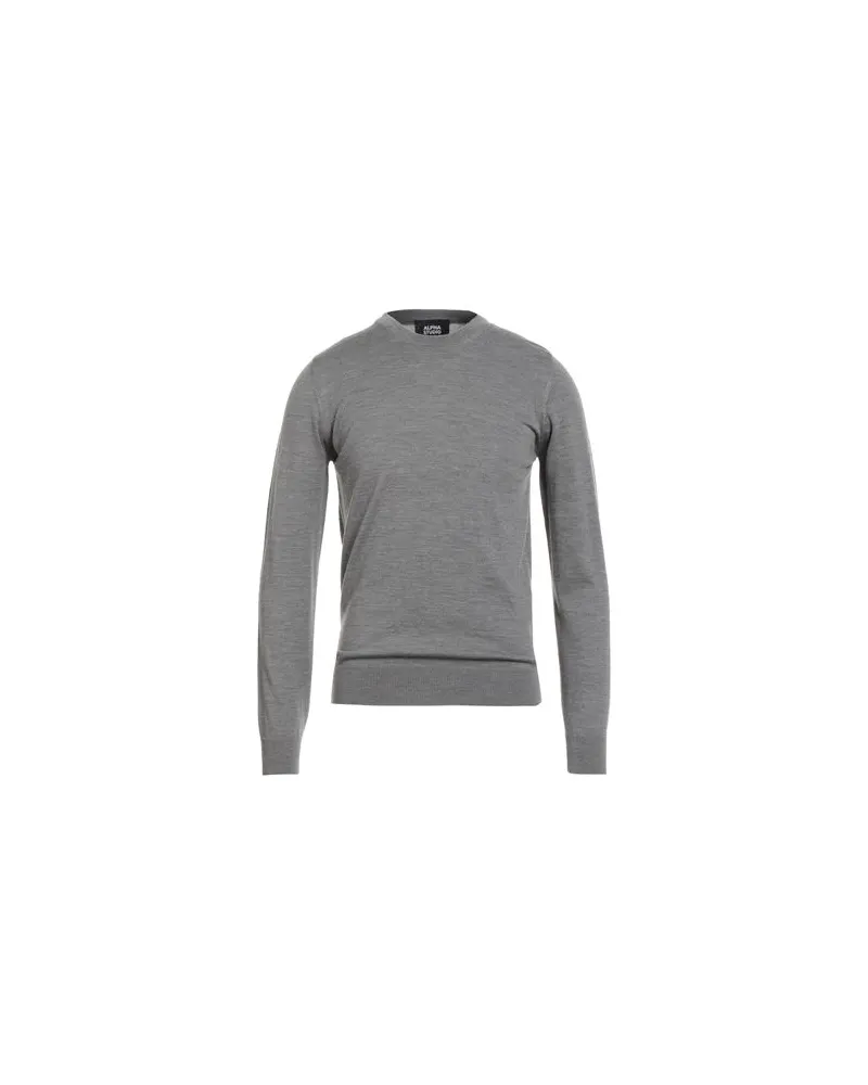 Alpha Studio STRICKWAREN - Pulloverauf YOOX.COM Grau