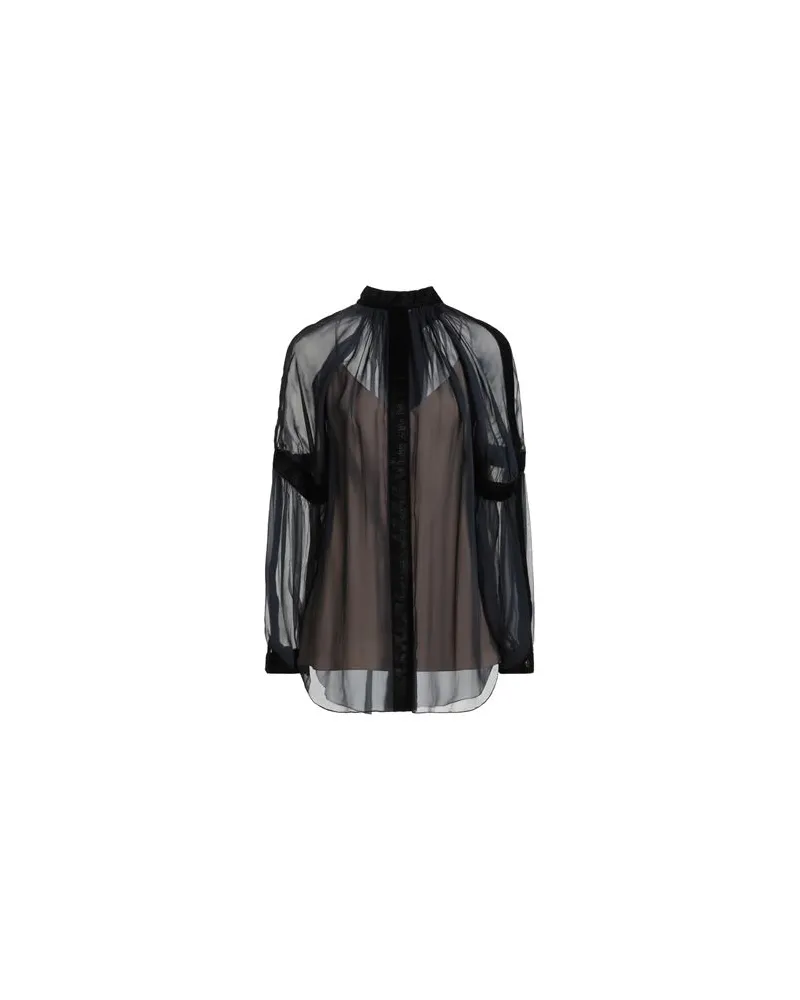 Maison Rabih Kayrouz TOPS - Hemdenauf YOOX.COM Marineblau