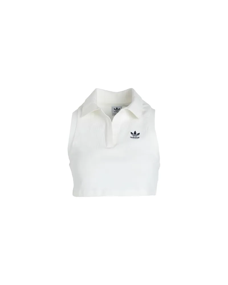 adidas RIB TOP  - TOPS - Topsauf YOOX.COM Weiß