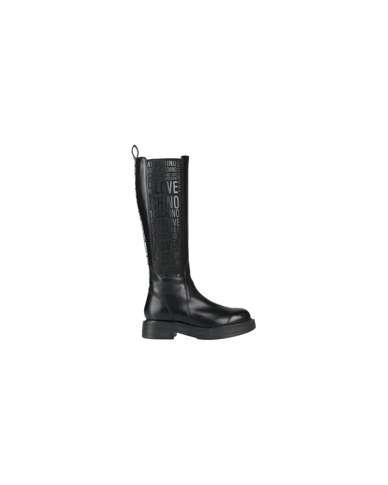 Moschino SCHUHE - Stiefelauf YOOX.COM Schwarz