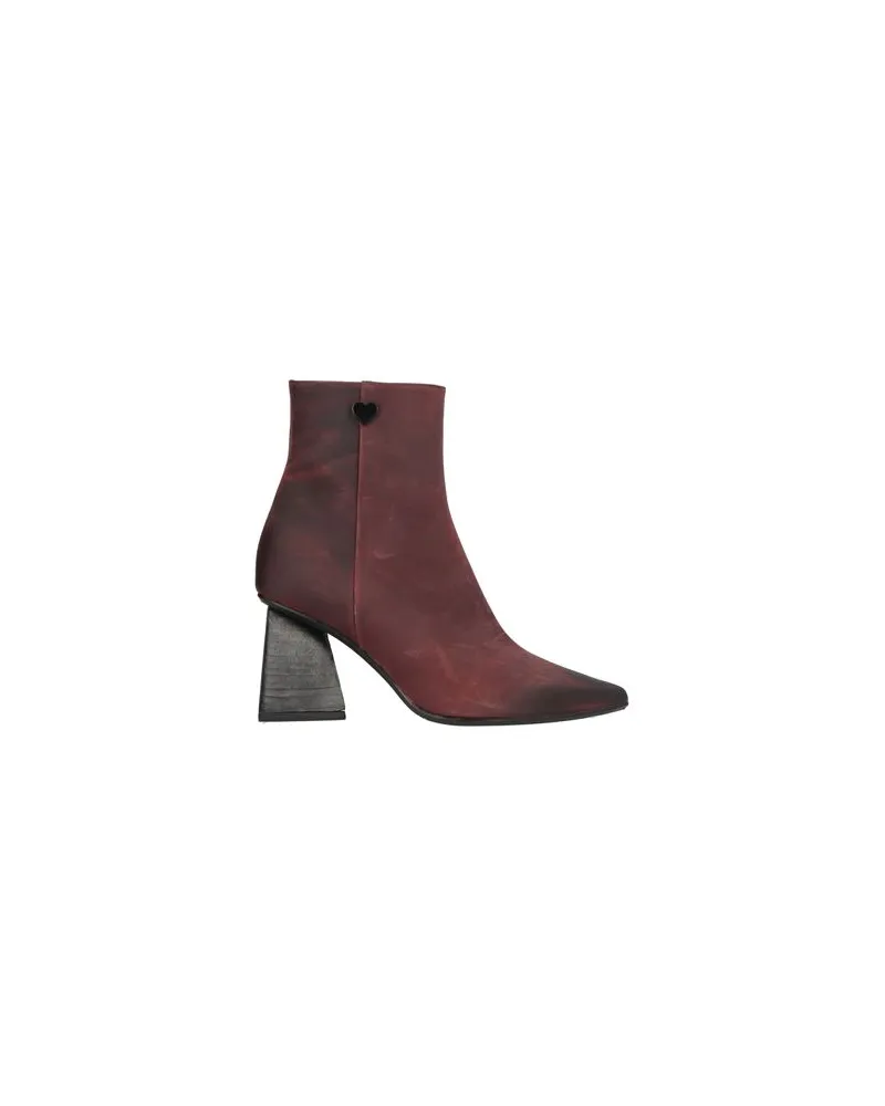 RAS SCHUHE - Stiefelettenauf YOOX.COM Purpur