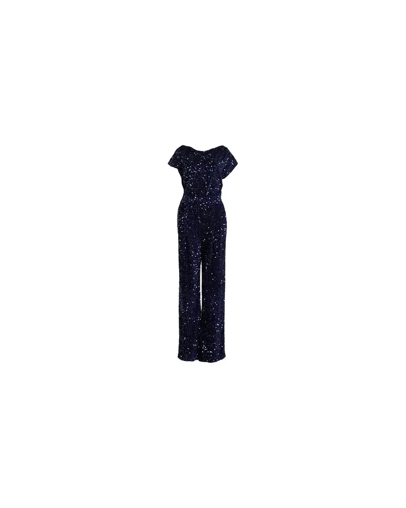Elisabetta Franchi OVERALLS - Jumpsuitsauf YOOX.COM Marineblau