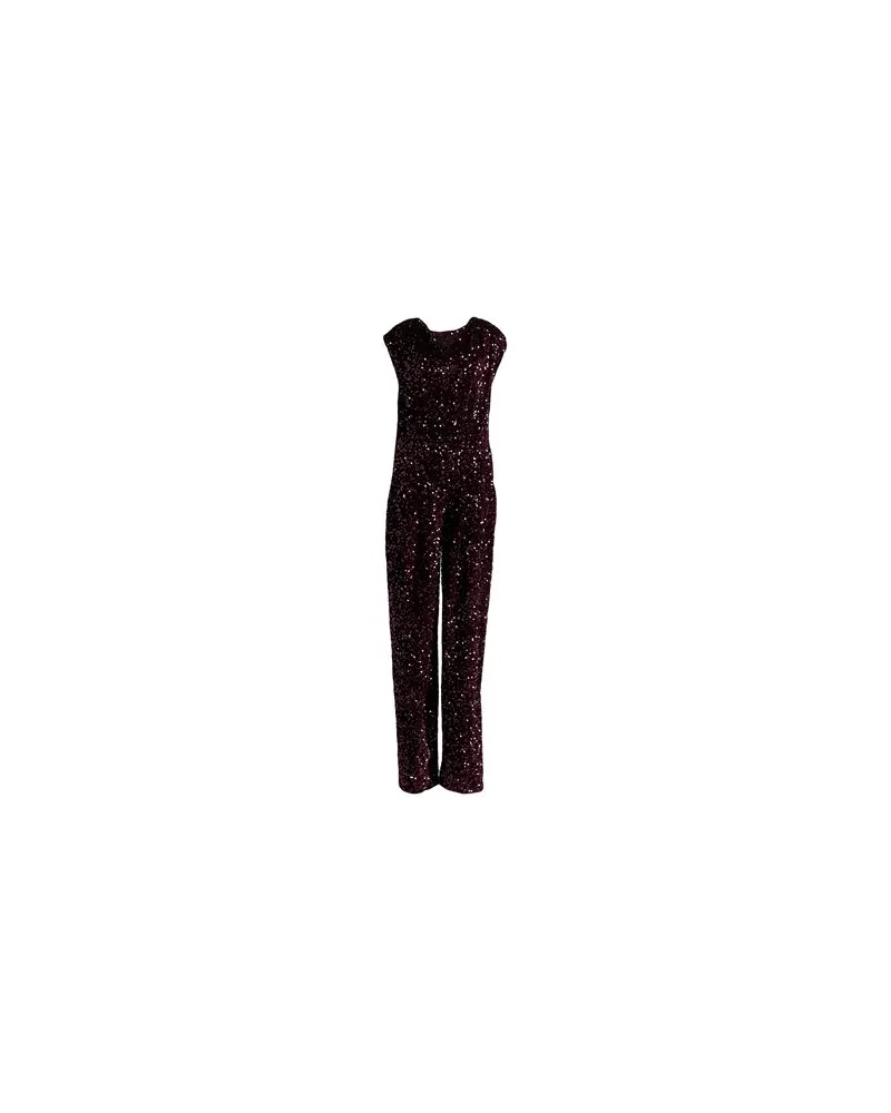 Elisabetta Franchi OVERALLS - Jumpsuitsauf YOOX.COM Bordeaux