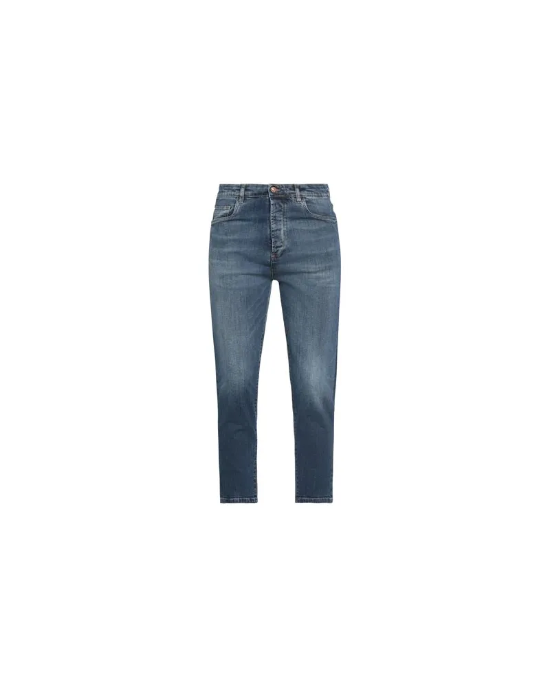 OFFICINA 36 HOSEN & RÖCKE - Jeanshosenauf YOOX.COM Blau
