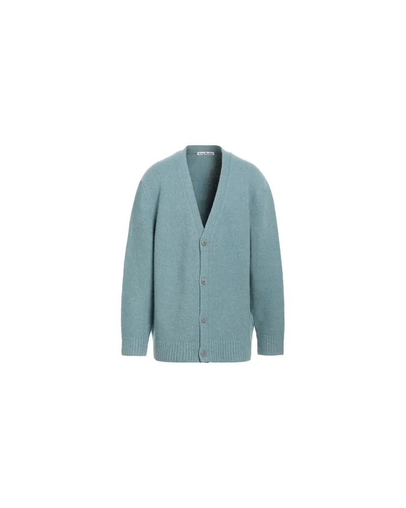 Acne Studios STRICKWAREN - Strickjackenauf YOOX.COM Himmelblau