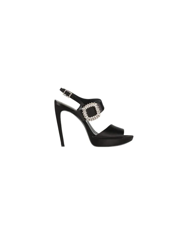 Roger Vivier SCHUHE - Sandalenauf YOOX.COM Schwarz