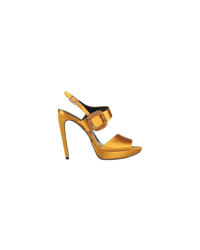 Roger Vivier SCHUHE - Sandalenauf YOOX.COM Senf