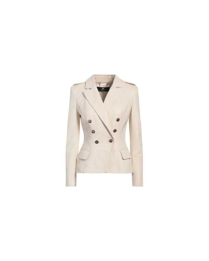 Elisabetta Franchi ANZÜGE und CO-ORDS - Blazersauf YOOX.COM Cremeweiß