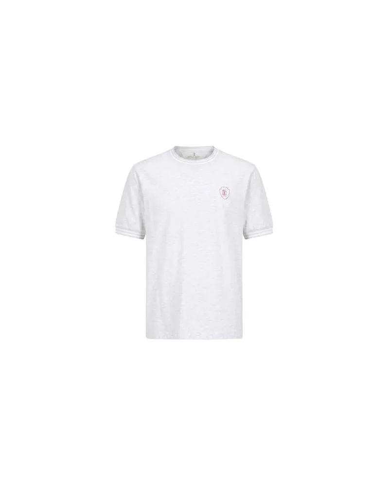 Brunello Cucinelli TOPS - T-shirtsauf YOOX.COM Hellgrau