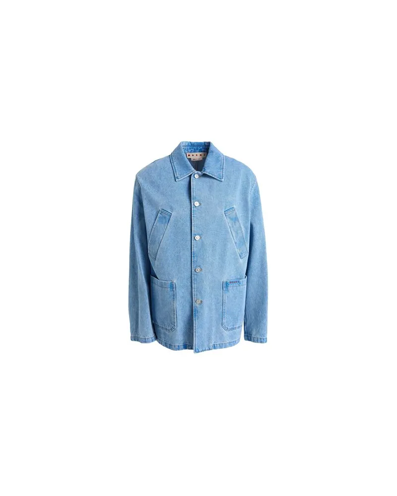 Marni JACKEN & MÄNTEL - Jeansjacken/Mäntelauf YOOX.COM Blau