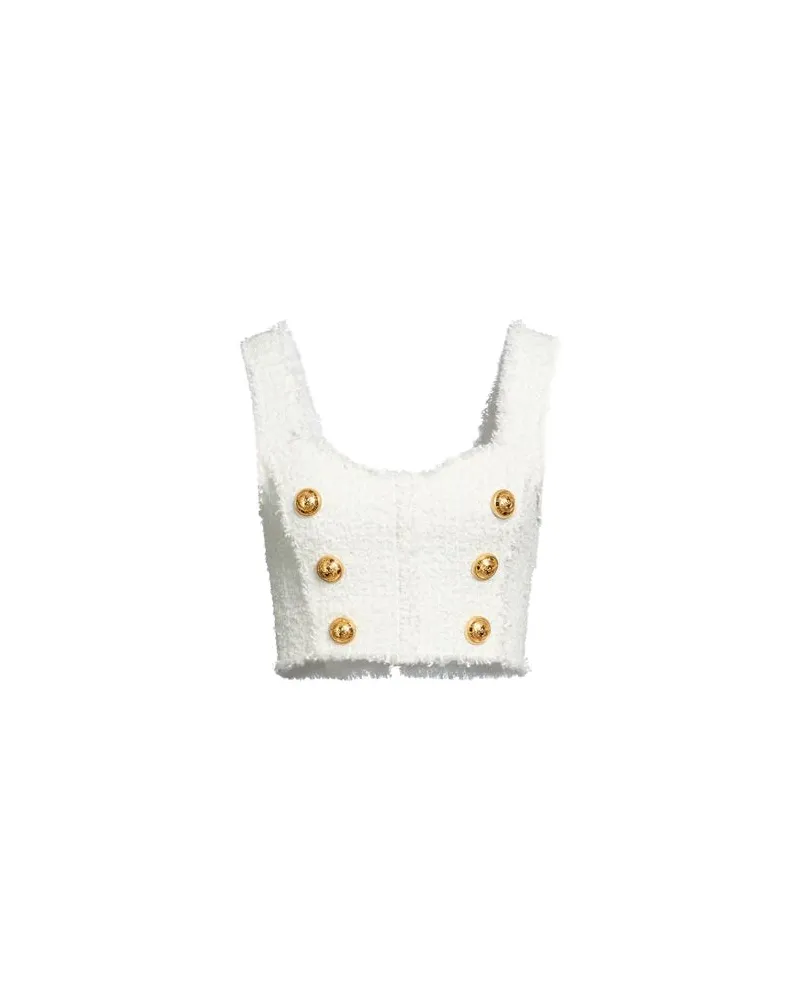Balmain TOPS - Topsauf YOOX.COM Weiß