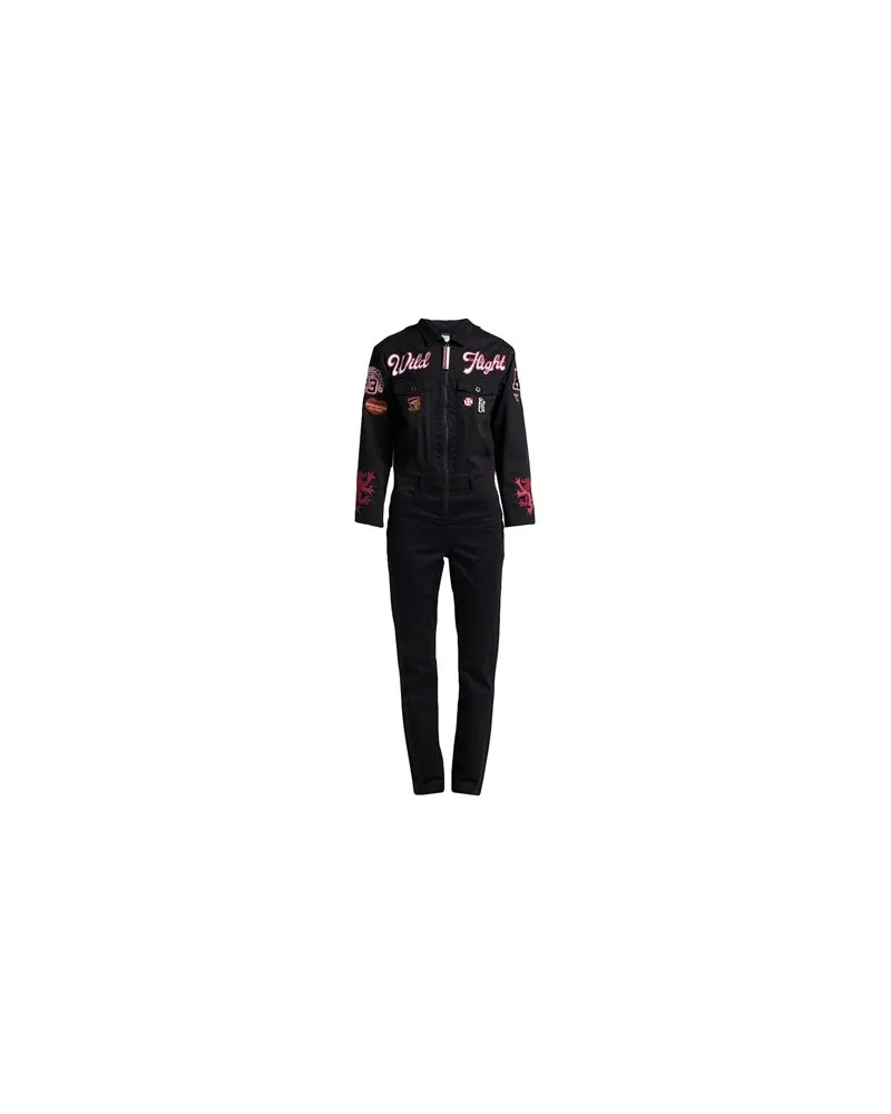 Aeronautica Militare JUST BE BOLD WITH AERONAUTICA LOVERS - OVERALLS - Jumpsuitsauf YOOX.COM Schwarz