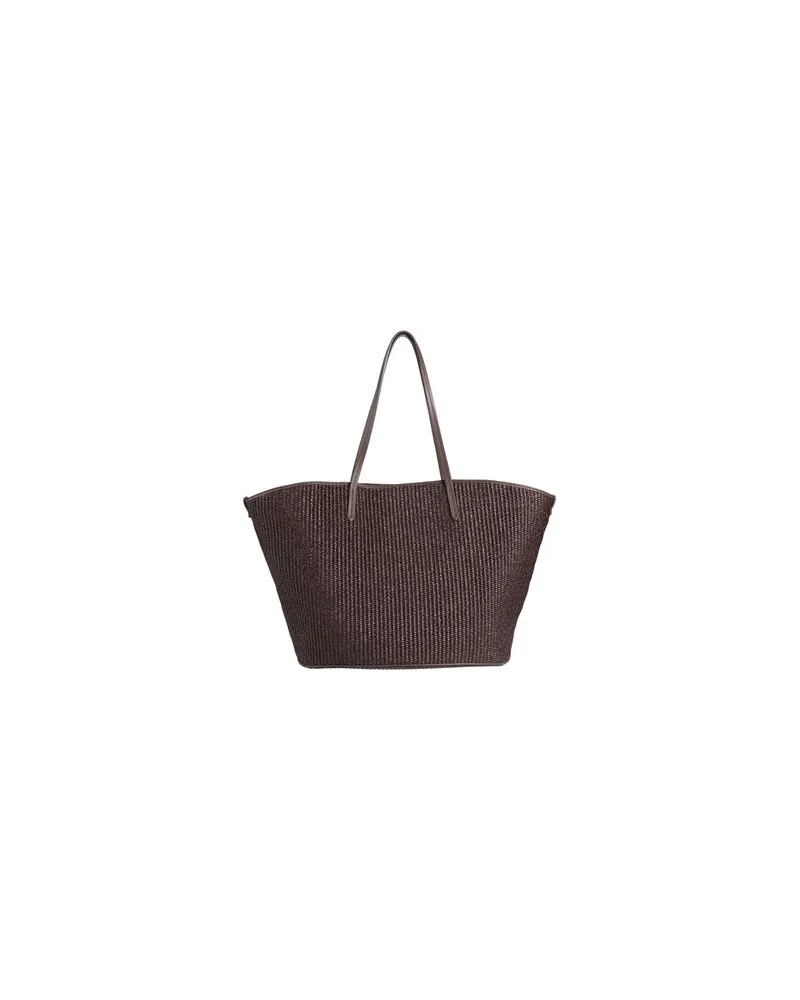 Brunello Cucinelli TASCHEN - Handtaschenauf YOOX.COM Dunkelbraun