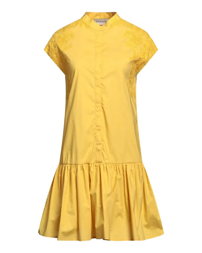 Ermanno Scervino Mini-Kleid Gelb