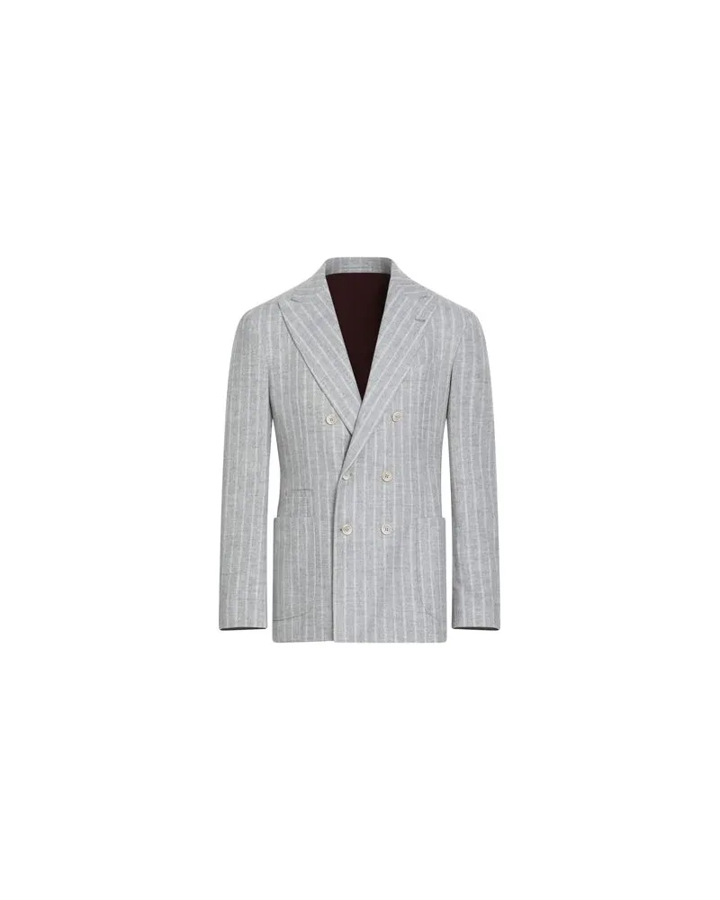 Brunello Cucinelli ANZÜGE und CO-ORDS - Blazersauf YOOX.COM Hellgrau
