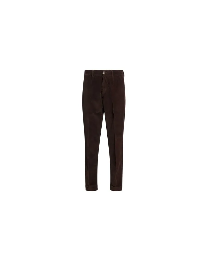 CRUNA HOSEN & RÖCKE - Hosenauf YOOX.COM Dunkelbraun