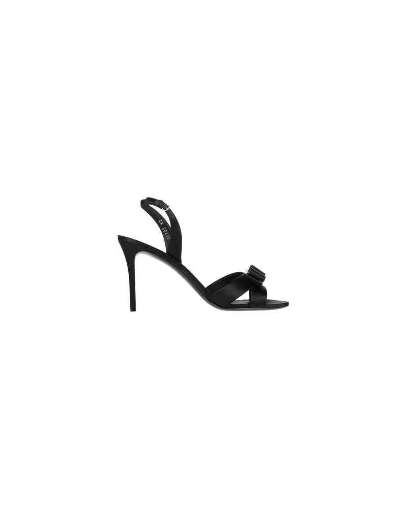 Ferragamo SCHUHE - Sandalenauf YOOX.COM Schwarz