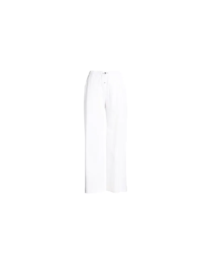 Moschino HOSEN & RÖCKE - Hosenauf YOOX.COM Weiß