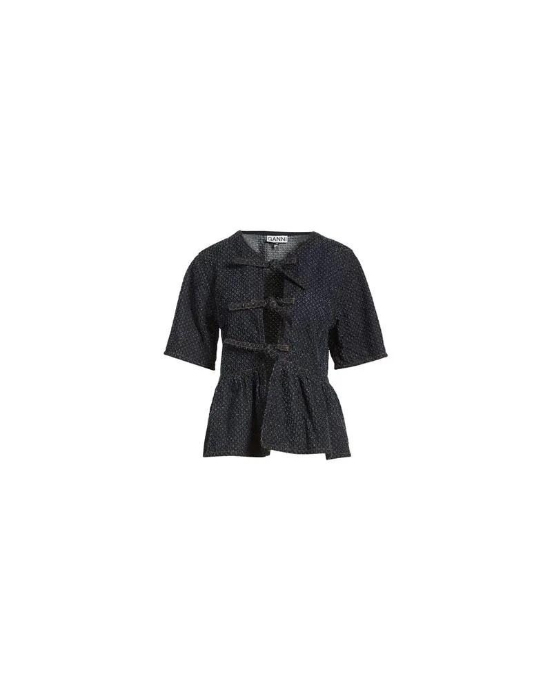 Ganni TOPS - Topsauf YOOX.COM Blau