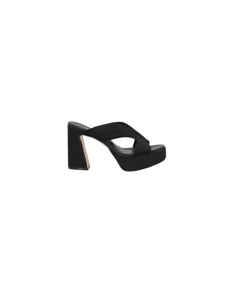 Emanuelle Vee SCHUHE - Sandalenauf YOOX.COM Schwarz