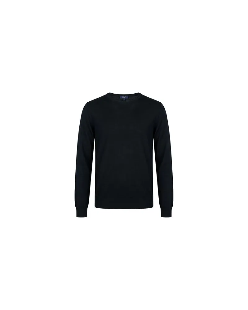 Fay STRICKWAREN - Pulloverauf YOOX.COM Schwarz