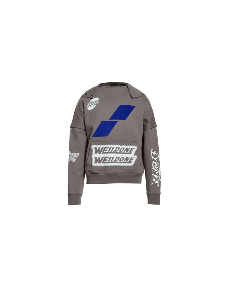 WE 11 DONE TOPS - Sweatshirtsauf YOOX.COM Grau