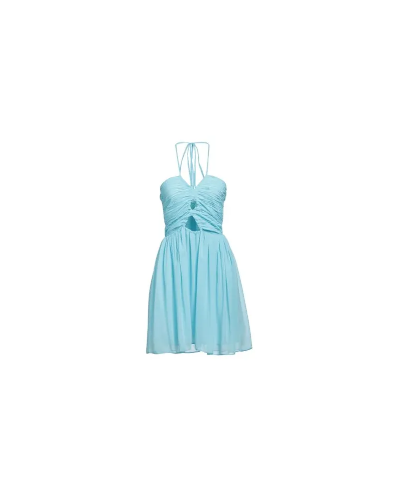 Suoli KLEIDER - Mini-Kleiderauf YOOX.COM Himmelblau