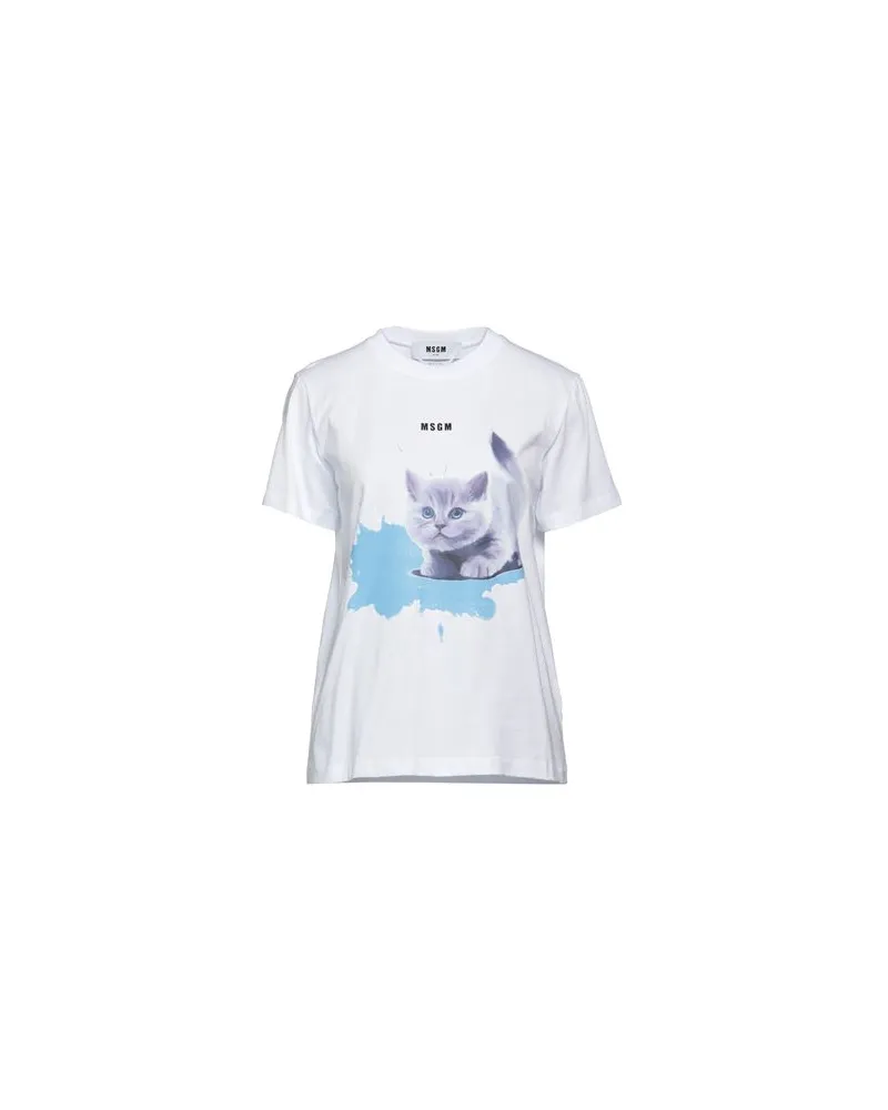 MSGM TOPS - T-shirtsauf YOOX.COM Weiß