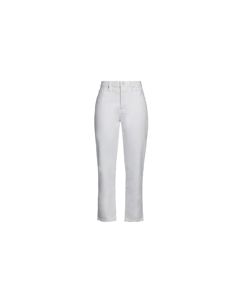 Frame Denim HOSEN & RÖCKE - Jeanshosenauf YOOX.COM Weiß