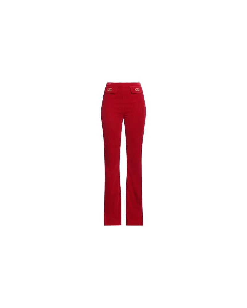 Elisabetta Franchi HOSEN & RÖCKE - Hosenauf YOOX.COM Rot