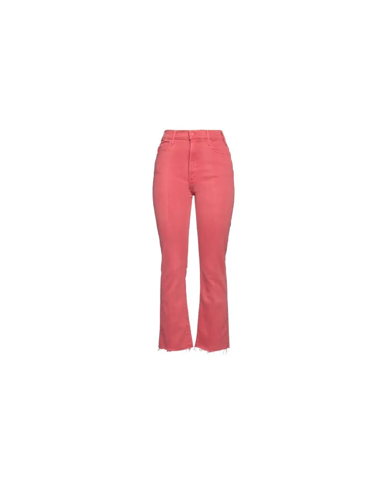Mother HOSEN & RÖCKE - Jeanshosenauf YOOX.COM Ziegelrot