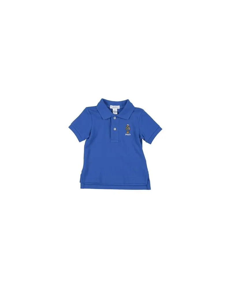 Ralph Lauren POLO BEAR COTTON MESH POLO SHIRT  - TOPS - Poloshirtsauf YOOX.COM Königsblau